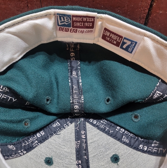 New Era 59Fifty Green Muirfield Golf Club Fitted Cap Hat 7 3/8 Golfing - Picture 6 of 6